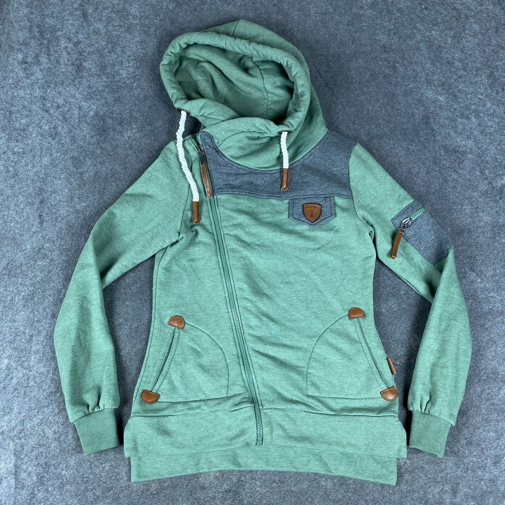 Wanakome Green Hoodie with Gray Accents